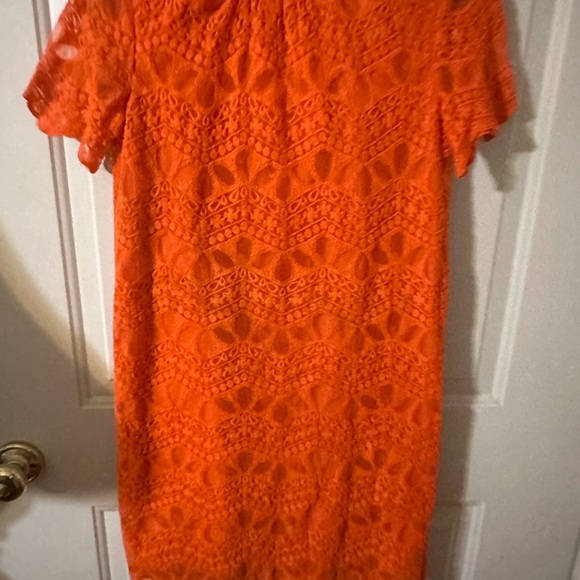 Zara orange dress with eye lights - Picture 2 of 6